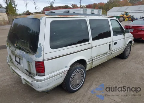 1992 Plymouth Grand Voyager Se from USA, damaged, VIN 1P4GH44R9NX146771